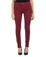 100% Organic Cotton Skinny Jeans - Wine