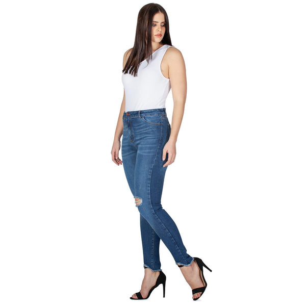 Skinny Fit, High Waist Responsible Denim - Made in Italy