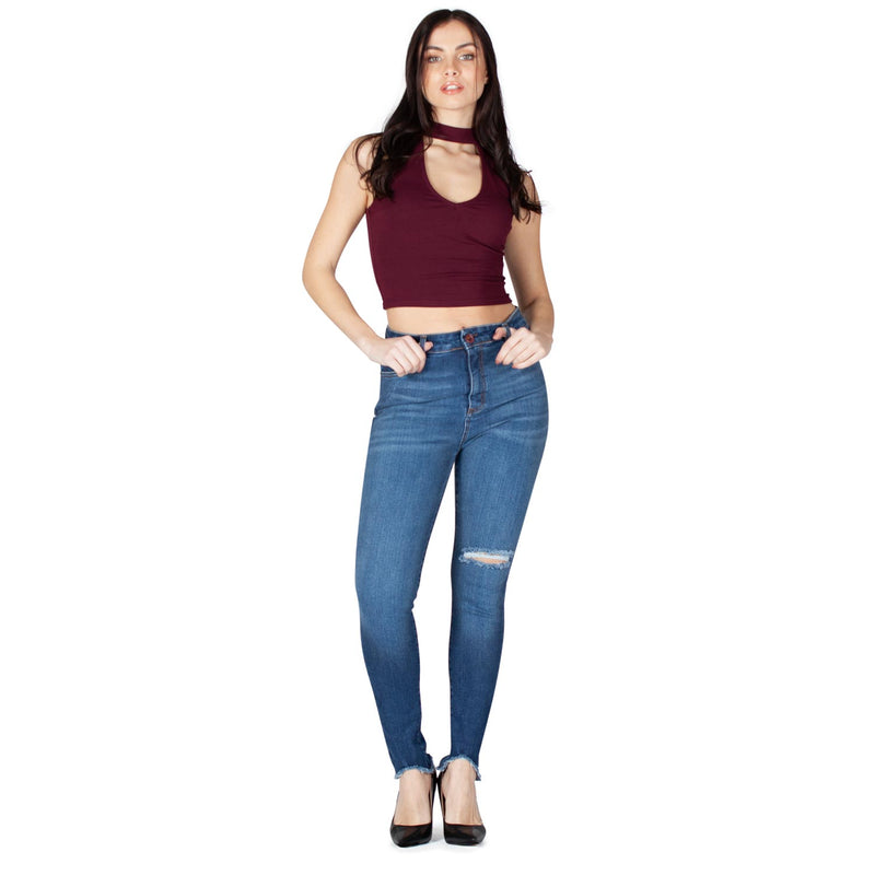 Skinny Fit, High Waist Responsible Denim - Made in Italy